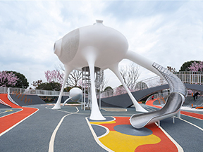 房地产小区外星人造型UFO主题乐园